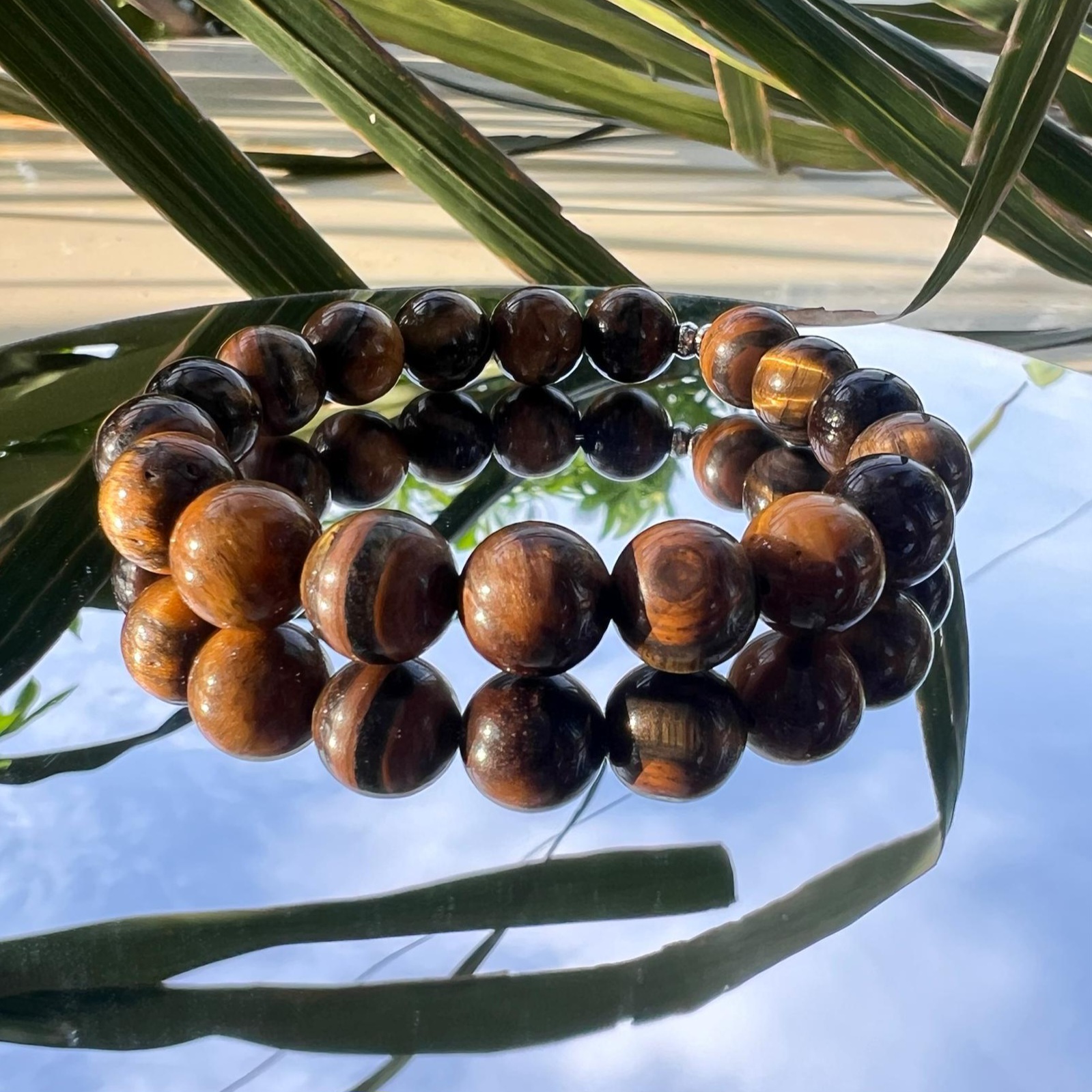 Tiger Eye Stone Bracelet by Swagger Africa — products made in Ghana on KUDUPAZAR