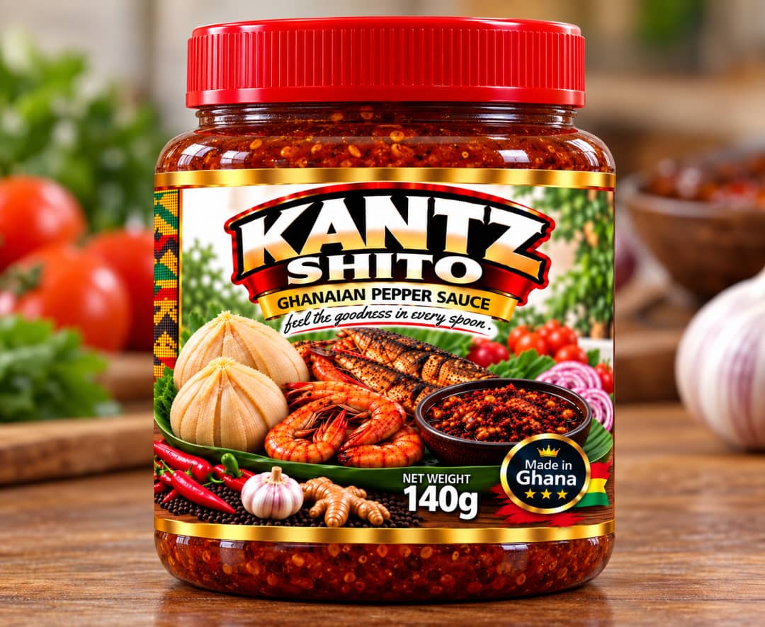 Ghanaian pepper sauce made with fish and shrimps by Feli Kantz Ventures — products in Ghana on KUDUPAZAR