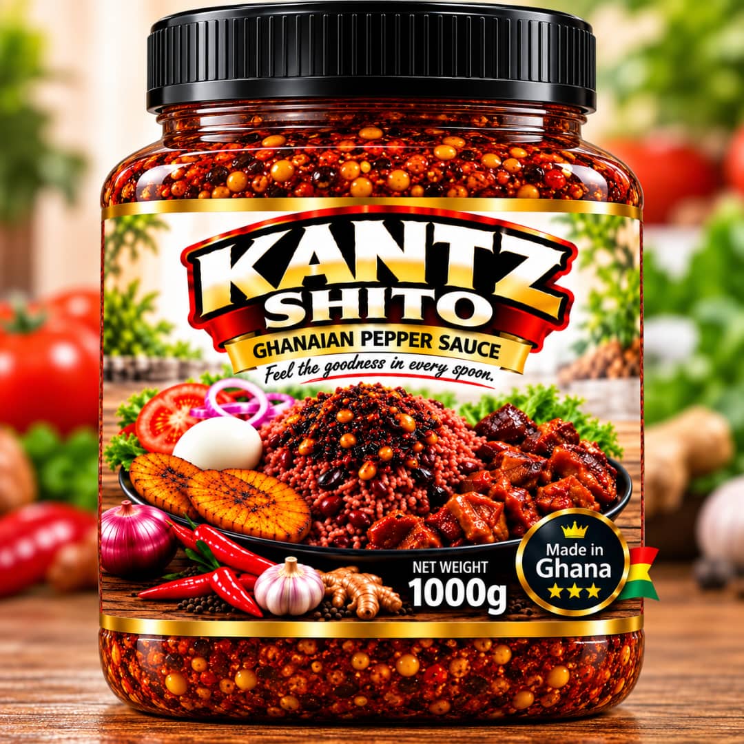 Ghanaian made pepper sauce fortified with fish and shrimps and beef or gizzard. by Feli Kantz Ventures — products in Ghana on KUDUPAZAR