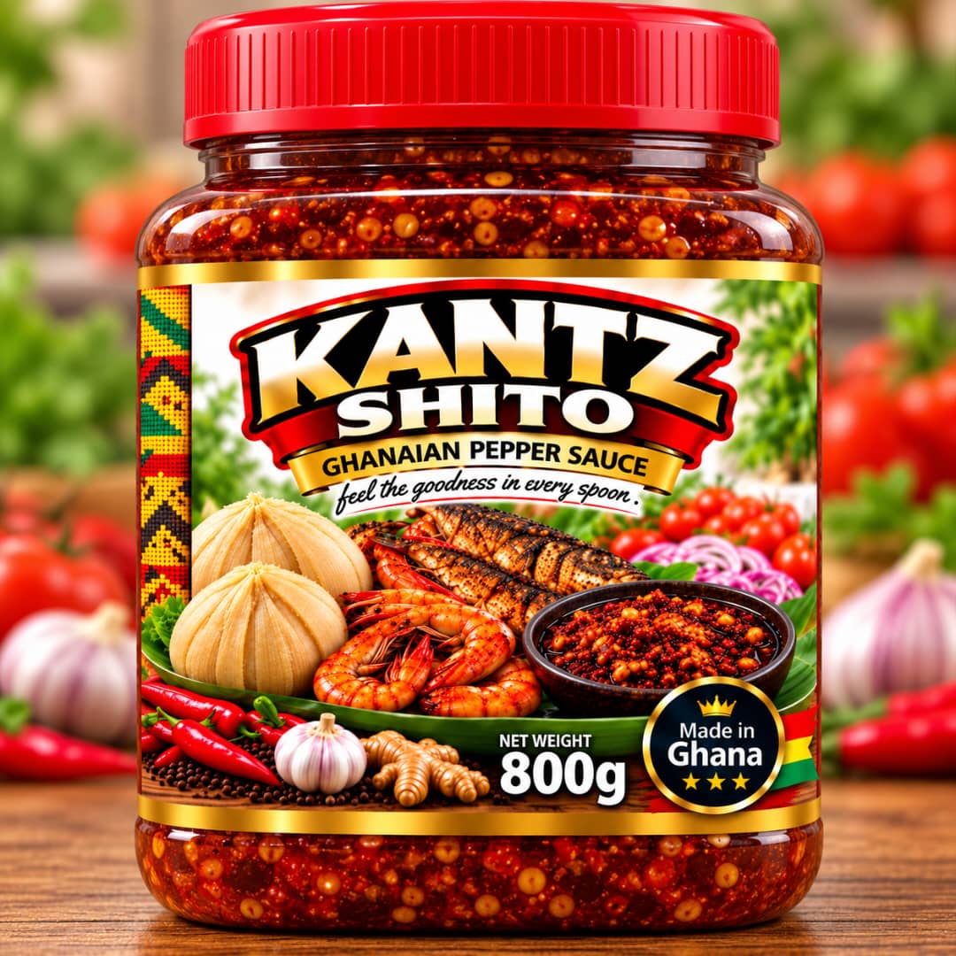 Ghanaian made pepper sauce fortified with fish and shrimps and beef or gizzard. by Feli Kantz Ventures — products in Ghana on KUDUPAZAR